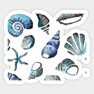 South pacific sea shells Sticker